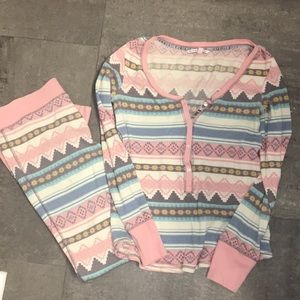 Victoria Secrets waffle Pajamas